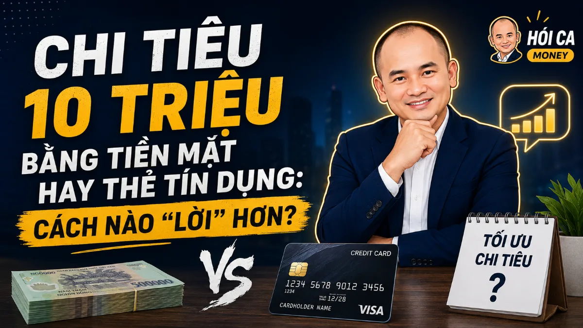 Chi tiêu 10 triệu bằng tiền mặt hay thẻ tín dụng: Cách nào “lời” hơn?